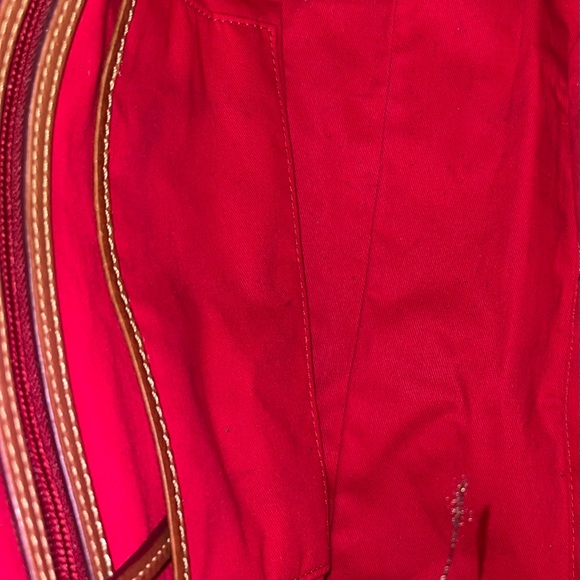 Dooney & Bourke  Florentine Satchel Leather Tote Bag natural excellent condition - Picture 15 of 16